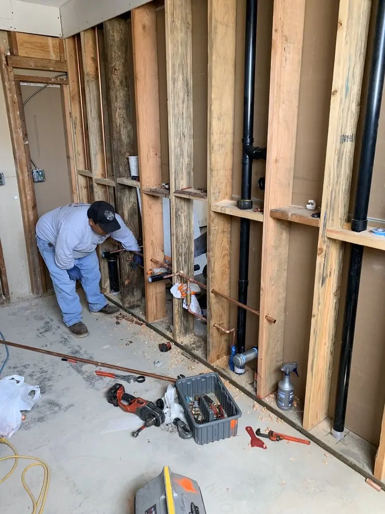 Commercial rough-in plumbing for Gas Line Repair in Pondside